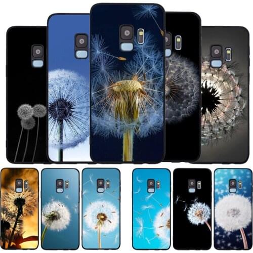 Dandelion flying flower Soft phone Case For Samsung S20 S10 S9 S8 S7 edge Plus Lite For Note 8 9 10 A6 A7 A8 A9 Cover