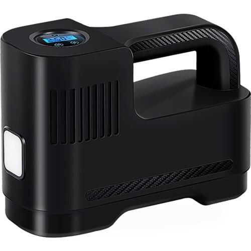 Portable Air Compressor DC Multifunction 12V Air Pump For Car Tires 19 Cylinder Electric Car Pump Black