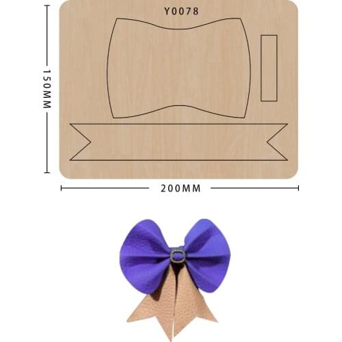 Bow Leather Cutting Dies DIY Scrapbooking Craft Leather Mold Suitable For Common Big Shot Machines On The Market