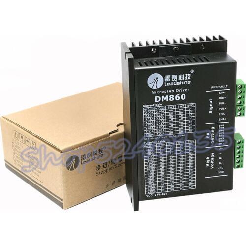 Leadshine DM860 Stepper Driver raplace M860 DC18-80V For 2 Phase Nema23 Nema34 Stepper Motor