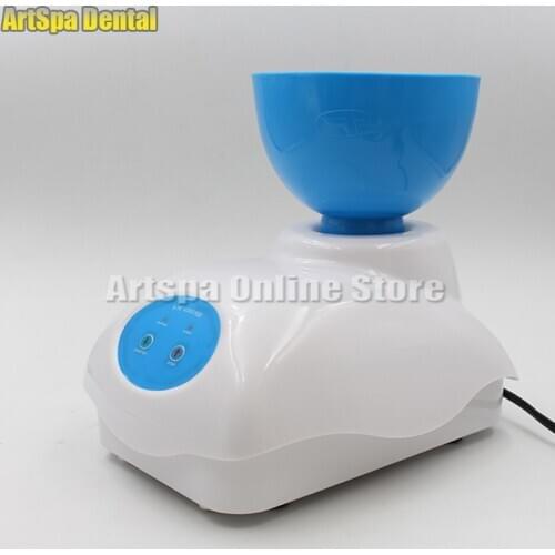 Dental Impression Alginate Mixer Material Mixing with Foot Pedal Control Bowl High Quality
