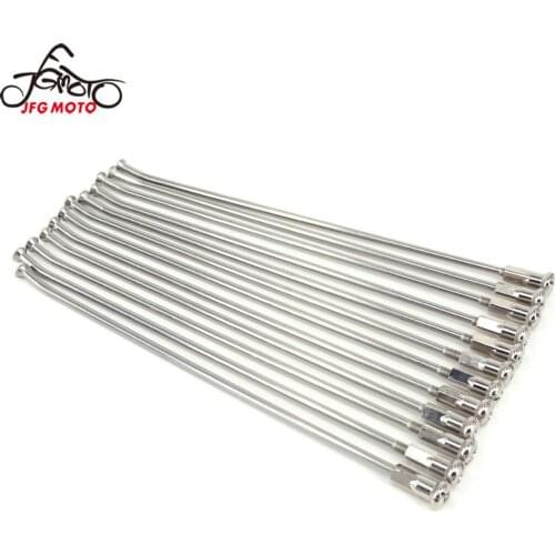 Motorcycle Wheel Stainless Steel Spokes Wire Circle Nipples 18 19 21 Modified Generic Stainless For RMZ CRF YZF WR KXF SXF EXC