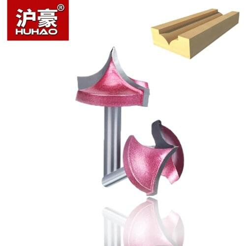 HUHAO 1pc 6mm Shank Carving bit Wood Cutter Double Edging Router Bits For Wood Industrial Grade Woodworking Engraving