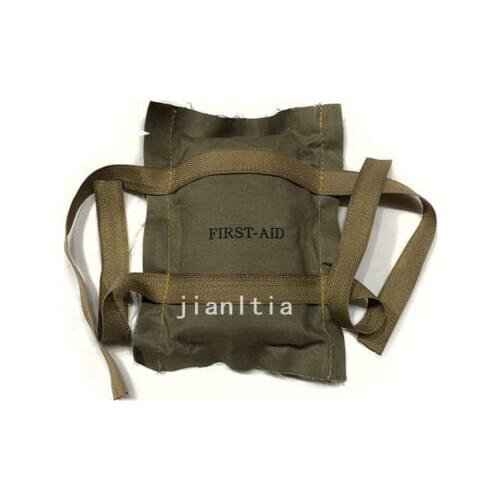 WW2 WWII US PARATROOPER M1 M2 HELMET FIRST-AID PACKET KIT POUCH