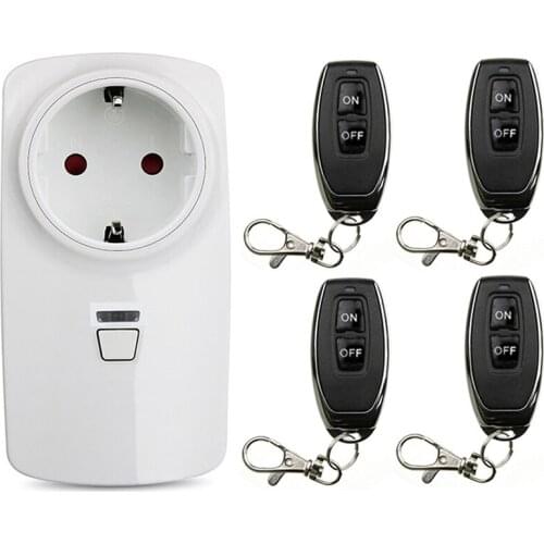 AC 110V 220V Universal Wireless Remote Control Power Socket Outlet For Household Appliances 433MHz Learning Control Controller