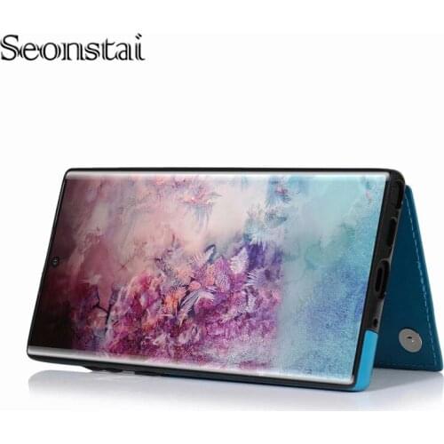 Magnetic Wallet Case For Samsung Galaxy S20 Ultra S7 S8 S9 S10E S10 Plus Note 8 9 10 Leather Phone Card Cases Flip Retro Cover