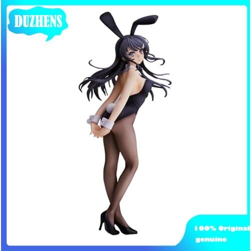 100% Original genuine Rascal Does Not Dream of Bunny Girl Senpai Sakurajima Mai 26cm Action Figure Anime Figure Model Doll Gift