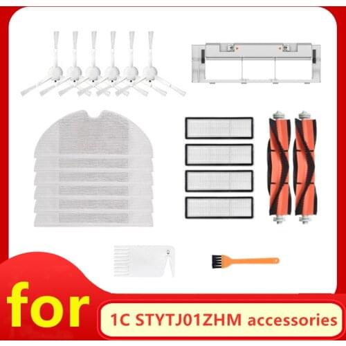 Hepa Filters Mop cloth Main Brush Side Brush for Xiaomi Mijia 1C STYTJ01ZHM Robot Vacuum Cleaner Parts Accessories