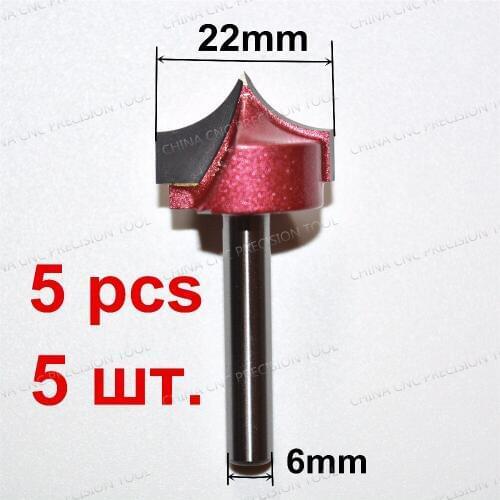 6mm*22mm,Freeshipping CNC solid carbide End Mill,tungsten steel woodworking insert router bit,wood tools,Needle nose end Milling