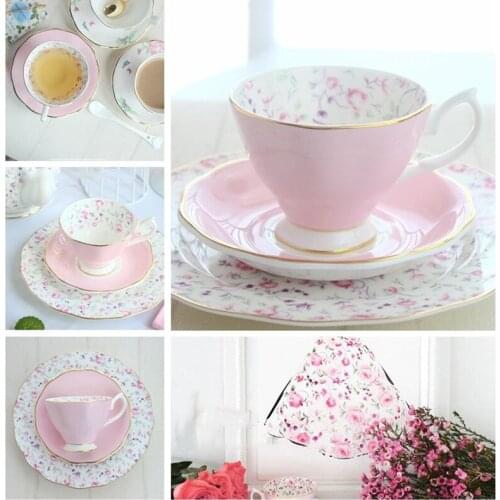 European Style Bone China Coffee Cup High Grade Afternoon Tea Cups Creative Ceramic Tea Set 160ML Milk Mugs