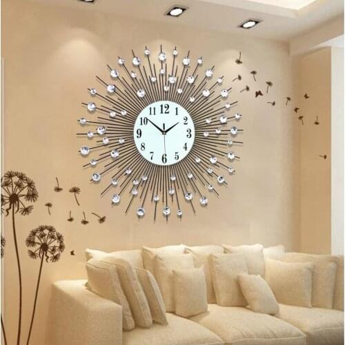 Creative Luxury Wall Clock for Living Room European-style Home Decor Restaurant Large Wall Clock Bedroom House Decorations