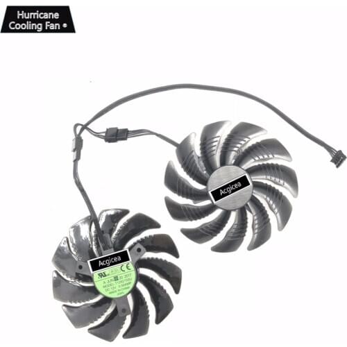 88MM PLD09210S12HH T129215SU 4Pin Cooler Fan For Gigabyte GeForce GTX1060 GTX1070 GTX1050 GTX960 RX570 RX580 RX470 Graphics Card