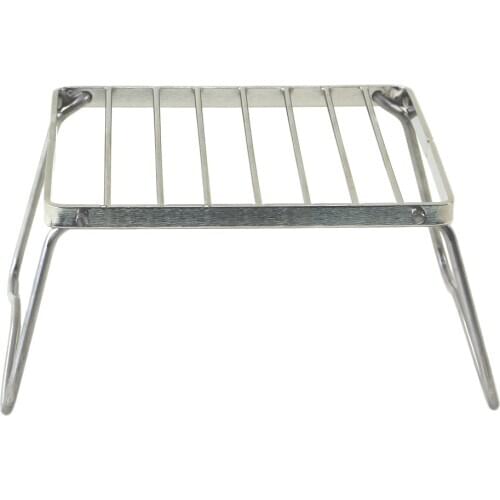 Stainless Steel Camping Folding Burner Stove Stand Bracket Holder BBQ Grill