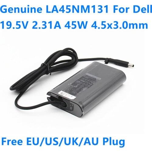 Genuine LA45NM131 19.5V 2.31A 45W 4.5x3.0mm DA45NM131 AC Power Adapter For Dell XPS 11 12 13 INSPIRON 14 15 3000 Laptop Charger