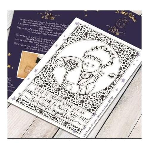 French /Boy Transparent Clear Silicone Stamp/Seal for DIY scrapbooking/photo album Decorative clear stamp A0412