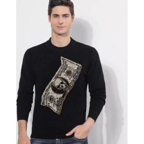 Drop shipping 2021 New sweater Diamonds Tops For Men Fashion Sweaters young man designer Pullover