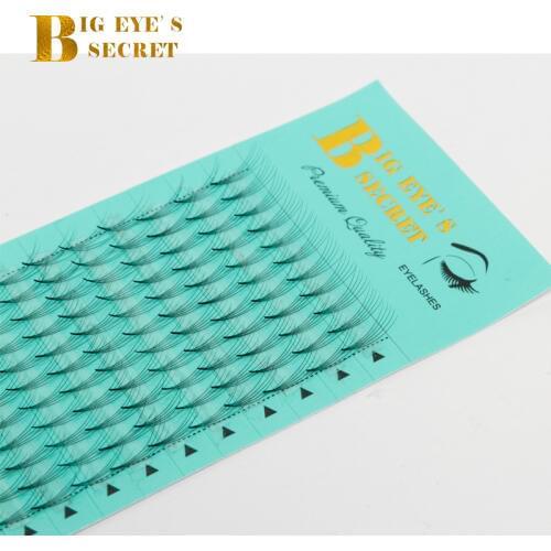 Big eyes secret Premade Fans 5D Russian Volume lashes 0.07 C Curl Individual Eyelashe Extensions False Korean Silk lashes