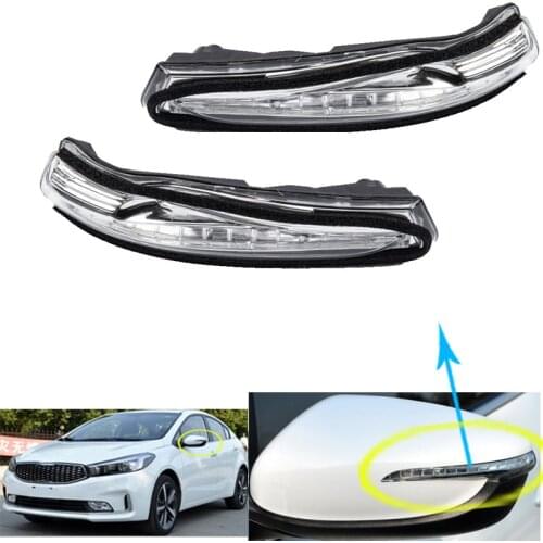Novel-Car LED Rear View Mirror Signal Light Rearview Mirror Turning Signal Indicator for KIA K3 2012-2016 Forte Cerato