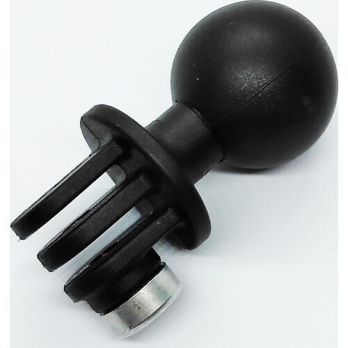 1 Inch Diameter Ball Head Adapter for GoPro Hero