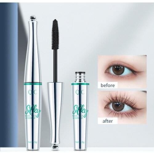 Lengthening Mascara Soft Brush Long Curling Eyelash Waterproof Women Sweatproof No Smudging Makeup Mascara for Beauty