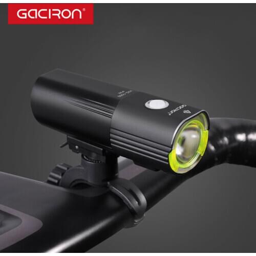 GACIRON V9SP 1260 Lumen Bike Light USB Rechargeable Bicycle Headlight 4500mAh Power Bank Waterproof Cycling Front LED Flashlight