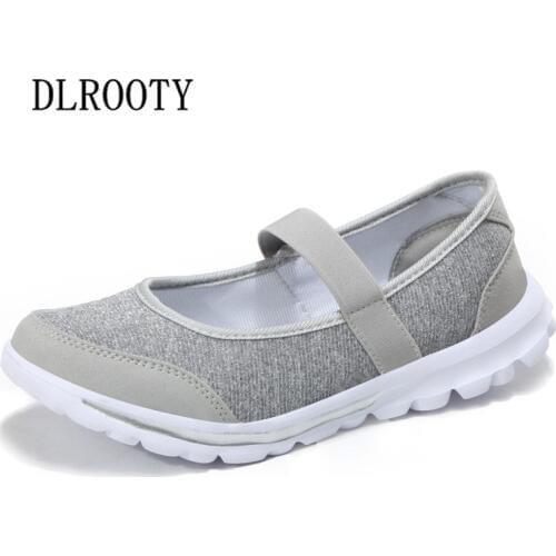 Women Sandals 2018 Summer Mesh Shoes Woman Casual Breathable Wedges Fashion Platform Flat Female Slides Ladies Slip On Walking