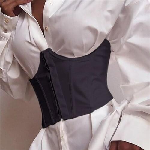 Women Wide Waist Belt Elastic Corset Belt Fashion Waistband Ladies Clothing Accessories Female Dress Shirts Decorations