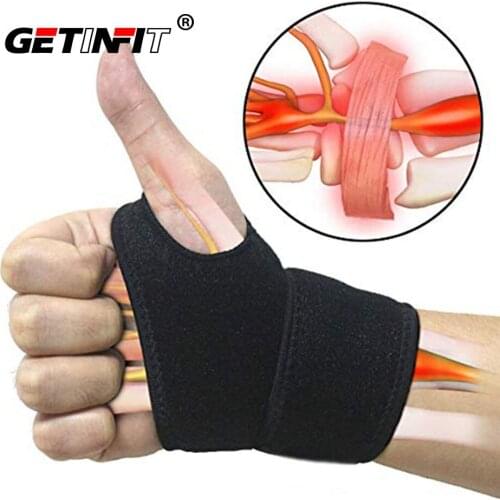 1PCS Reversible Wrist Brace Support Fitted Right/Left Thumb Stabilizer Adjustable Wrist Support Wrap for Volleyball Badminton