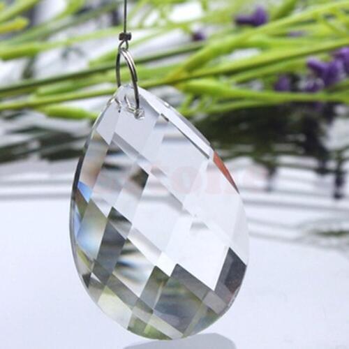 30pcs Rainbow Chandelier Glass K9 Crystals Lamp Lighting Prisms Parts Hanging Pendants 38mm