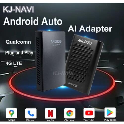 Carplay Ai Box Car Multimedia Player Car Android 9.0 System 4+64G For Apple Carplay Android Auto Tv Box GPS