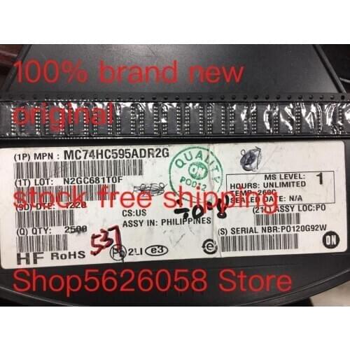 MC74HC595ADR2G 100% new original 10PCS-100PCS/LOT STOCK