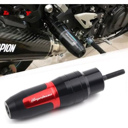 High Quality For SUZUKI HAYABUSA GSX1300R GSXR1300 Motorbike CNC Accessories Exhaust Frame Sliders Crash Pads Falling Protector