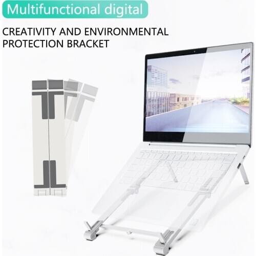 Laptop Holder Cooling Bracket Riser Laptop Stand Aluminum Folding Storage Bracket Cell Phone Tablet Notebook Stand