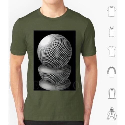 Escher-Three Spheres I T Shirt Cotton Men Diy Print Relativity Cornelis Escher Mc M C Hands Graphic Artists Vector Impossible