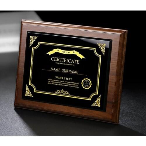Customized Crystal Medal Oscar Party Invitation Editable Wooden Oscar Crystal Academy Awards