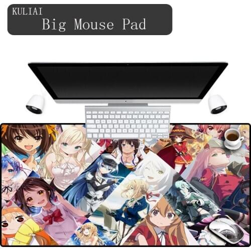 XGZ Beautiful Japanese Video Animation Game Mouse Pad 40x90 Large Size Mousepad Gamer Laptop Player Mousepads for Dota2 Lol