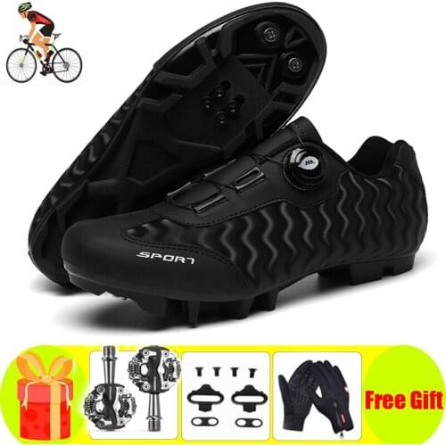 Outdoor Sapatilha Ciclismo MTB Cycling Shoes Men Sneakers Professional Bicycle Self-Locking Mountain Bike Bicicleta Carretera