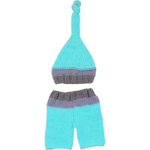 Cute Crochet Knit Newborn Baby Boys Girls Costume Prop Outfits Photo Photography