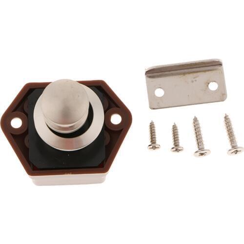 Mini Push Latch Knob Lock Replace For RV Boat Drawer Trailer Cabinet Door