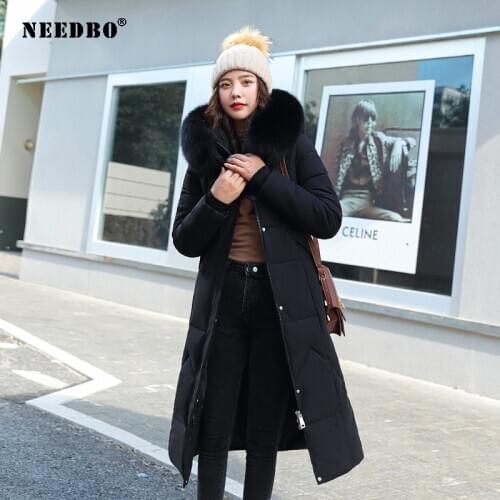 NEEDBO Women's Black Down Jackets