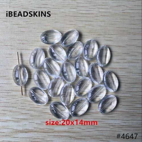 New arrival! 20x14mm 485pcs/lot clear Acrylic oval shape charm beads #4647(Design as shown )