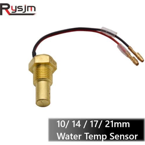 New 10mm 14mm 17mm 21mm Car Gauge Water Temperature Sensor Head Plug Water Temp Gauge Meter Sensors