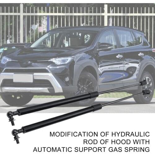 2Pcs Car Styling Front Hood Engine Cover Hydraulic Arm Support Rod Replacement for Toyota RAV4 2014 2015 2016 2017 2018 2019