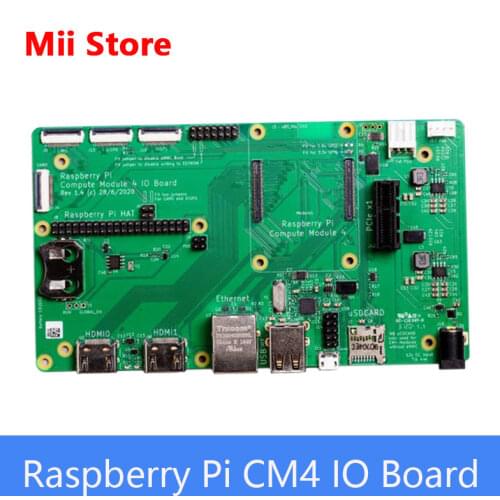 Raspberry Pi Compute Module 4 IO Board, Support multiple functional interfaces PCIE slot
