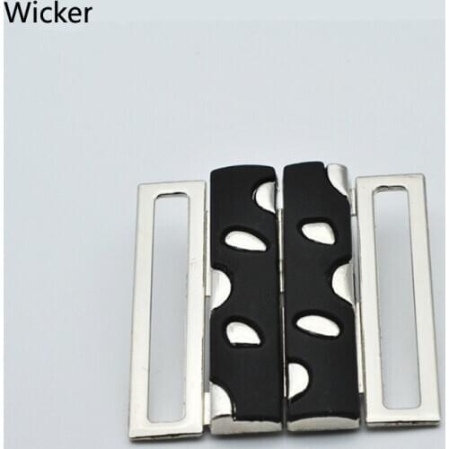 50 Mm Rectangle Metal Belt Buckle for Woman Waist Belt Clasp Hook Clip Buckles for Women Down Jacket Leather Work Decor 2 Pcs