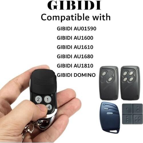 Copy GIBIDI Garage Door Remote Control Replicator Brand Model Number AU1600 Domino AU01590 AU1810 Cloning Code Car Key