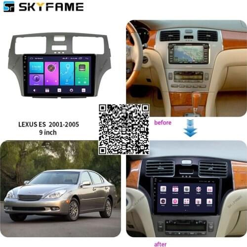 SKYFAME 4G+64G Car Android Radio Stereo For Lexus ES XV30 ES330 2001-2005 Auto GPS Navigation DVD Player