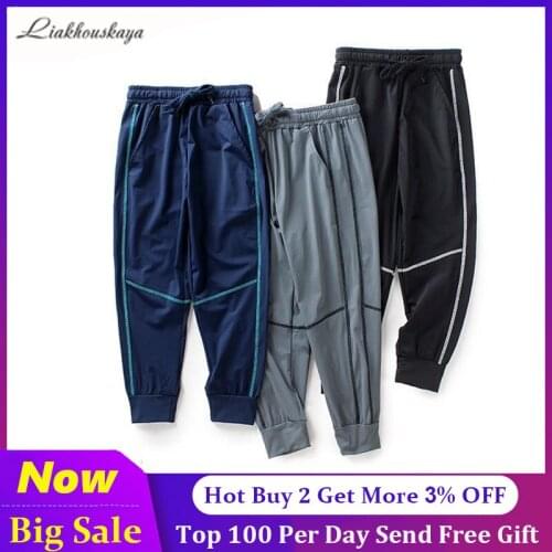 Korean Children Sweatpants Spring Autumn Kids Boys Sports Pants Teenage Cotton Trousrer Pants For Boys 4 6 8 10 12 13 Years