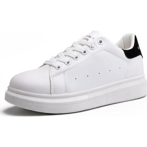 Free shipping white shoes 2019 summer new sports shoes wild thick bottom increased breathable womens shoes