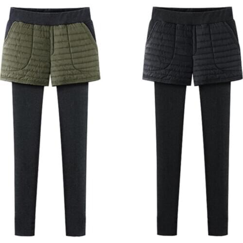 Winter Velvet Thick Skinny Leggings Pants Autumn Thicked Cotton Trousers Big Size 5xl 6xl High Waist Warm Pants For Female